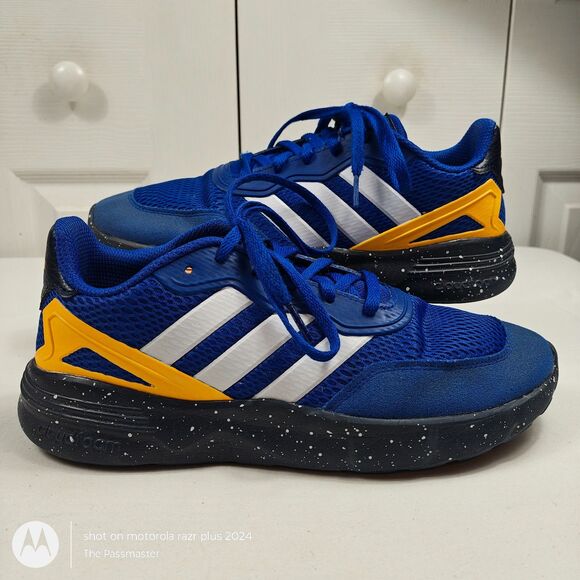 Youth ADIDAS Nebzed K Blue Big Kid's Running Shoes Lace Up Sneakers US Size 6.5 - Picture 7 of 16